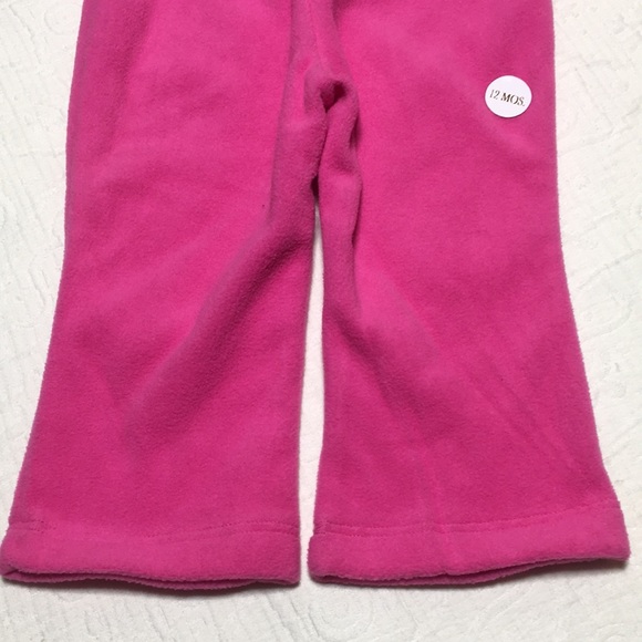 12m (4/$20) Pink Fleece Pants by Toughskins - Picture 10 of 13